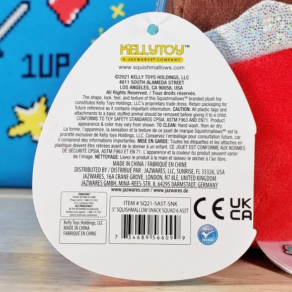 Squishmallow Paulton the Chocolate Bar Snack 5" UltraSoft Stuffed Plush Toy NWT - Picture 12 of 12